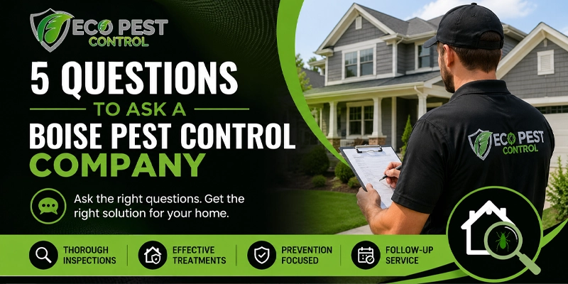 5 Questions to Ask Before Hiring a Boise Pest Control Company Meridian, ID