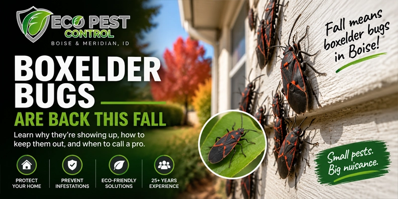 Boxelder Bugs Are Back: How to Keep Them Out of Your Boise Home