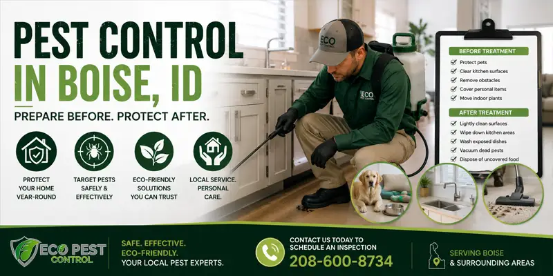 What to Expect Before and After Pest Control Treatment Meridian, ID